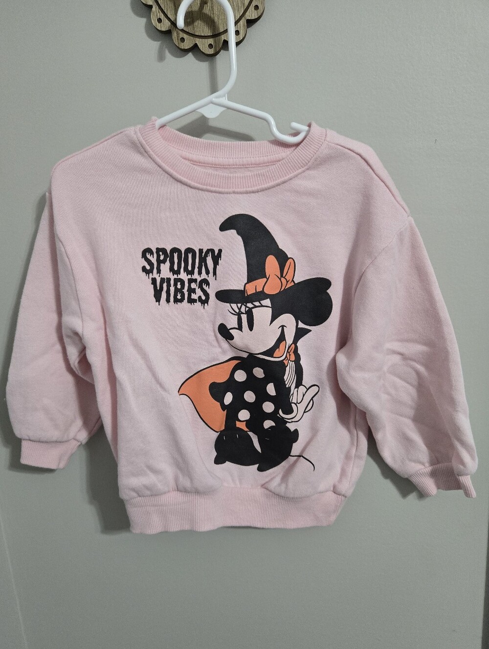 Halloween Minnie Mouse Toddler Sweatshirt